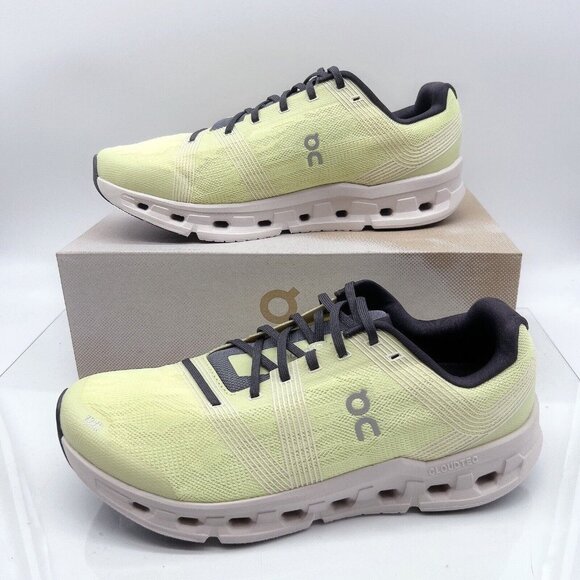 On Cloudgo Wide Running Shoes Sneaker Frost/ Hay Mens Size US 8.5 * Rare - Picture 3 of 12